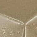 Beige Glitter Sparkles Wipe Clean Pvc Tablecloth 54" Wide x 2 metres