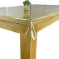 Crystal Clear Transparent PVC  Wipe Clean Tablecloth 54" Wide X 2 Metres £11.95