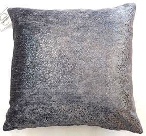 GLITTERY SILVER SPECKLES STEEL GREY VELVET GLAMOUR 18