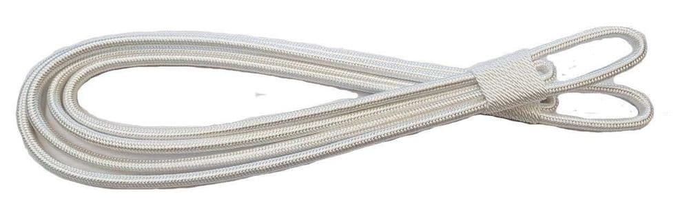 LARGE TWIST SILK CORD WHITE BANDED ROPE CURTAIN TIEBACK DRAPE 5 95 EACH