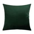 Luxury Plush Dark Bottle Green soft Velvet Piped 22" Cushion Covers £10.99 Each