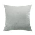 Luxury Plush Silver Grey soft Velvet Piped 22" Cushion Covers Sofa £10.99 Each