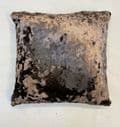 Luxury Thick Crushed Deep Pile Chocolate Brown Velvet 17" Cushion Cover £10.99