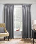 Pairs of Matrix Block out Woven Thermal Soft Touch Textured  Tape Top Curtains