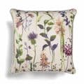 Pretty Wild Meadow Flowers Cotton Mix Floral Piped 18" Cushion Covers £6.99Each