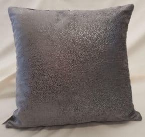 SET OF 2 GLITTERING SPARKLES DARK SLATE GREY VELVET 18