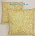 Set of 2  Mustard Ochre Gold  Woodland Animals 18" Cotton Cushion Covers  £12.99