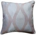 Set of 4 Light Pink Art Deco Piped Reversible Textured Cushion Covers £14.99 Set