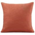 Set of 4 Luxury Orange Soft Chenille Velvet  18" Cushion Covers £19.99