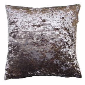 SHIMMERING PEWTER GREY LUSTRE CRUSHED VELVET CUSHION COVER £6.99 FREE POSTAGE