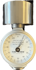 BAREISS HP - Shore A - ANALOGUE durometer hardness tester with 1 kg Loading Weight