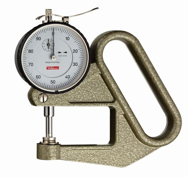 KÄFER Dial Thickness Gauge J 50 with Lifting Device - Reading: 0.01 mm