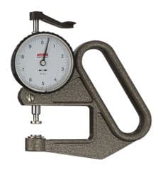 KAFER Dial Thickness Gauge K 50 - Reading: 0.1 mm - WITH Pressure Lever
