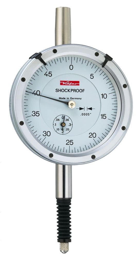KAFER INCH Dial Gauge Z3 SNW Reading 0005" Waterproof Shockproof