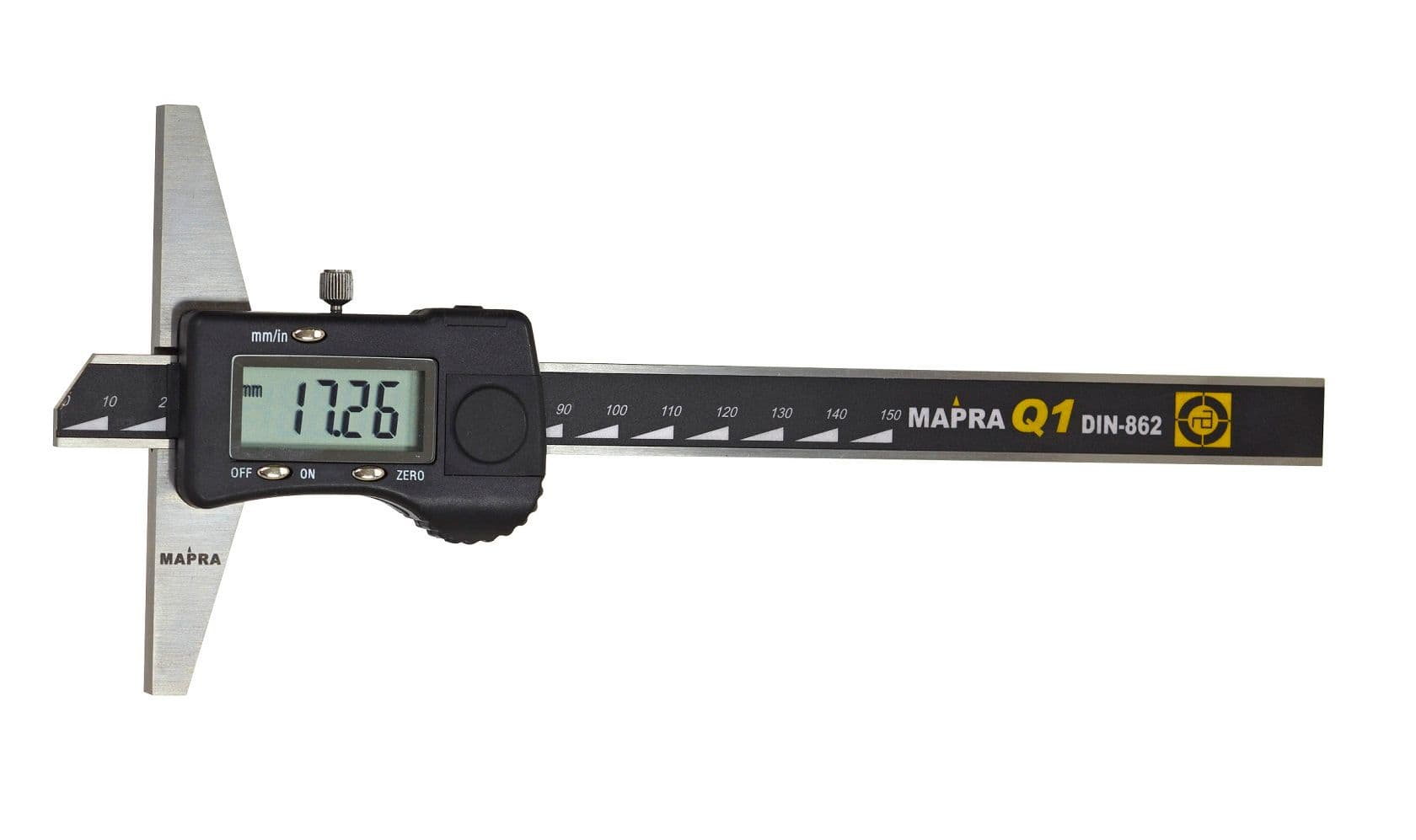 MAPRA Q1 Digital Depth Gauge DG150 DIN862 Standard Range 150 mm