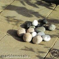 1 m2 Calibrated Raj Green Surrey Riven Sandstone Mixed Sizes 22 mm