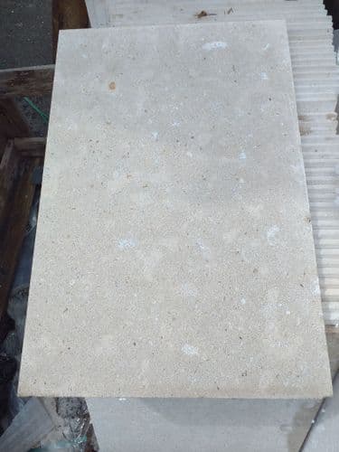 12m2 CLEARANCE / DAMAGED Dijon Sandblasted Limestone 600 mm x 400 mm x 12 mm