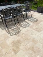 Travertine Pavers| 600 x 400 x 30 | Travertine Patio Slabs| Outdoor Slabs   |  UK