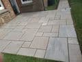 Raj Green Sandstone Paving  22 mm Patio Tiles Cheap  UK Surrey mix sizes