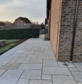 Raj Green Sandstone Paving  22 mm Patio Tiles Cheap  UK Surrey mix sizes