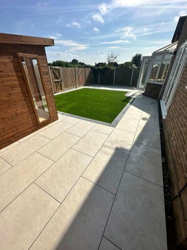 21.6 m2 Full Crate Golden Crema Marfil Porcelain Pavers 900 x 600 x 20 mm