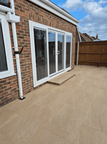 21.6 m2 Full Crate Golden Crema Marfil Porcelain Pavers 900 x 600 x 20 mm