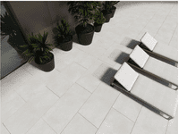 21.6m2 FULL crate Luna Off White Porcelain Paver 900 x 600 x 20 mm