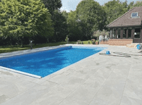 3.78m2 CLEARANCE/DAMAGED Vitoria Grey Brazilian Slate Porcelain 900 x 600 mm