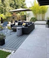 5.4 m2 Clearance/Damaged /End of line Argento  Porcelain Paving Slabs 900 x 600 x 20 mm