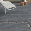 5.94 m2 CLEARANCE / DAMAGED County Quartz Anthracite Porcelain 900 x 600 x 20mm