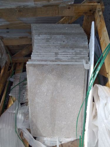 5m2 CLEARANCE / DAMAGED Sinai Pearl Light Grey Limestone 600 mm x 400 mm x 12 mm