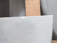 8 no. CLEARANCE / DAMAGED Mint Fossil Honed Sandstone Bullnose Corner Piece 350 x 350 x 30 mm