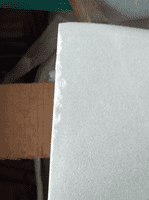 8 no. CLEARANCE / DAMAGED Mint Fossil Honed Sandstone Bullnose Corner Piece 350 x 350 x 30 mm