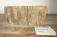 Alluring Mini Petrified Wood Bathroom Wash Basin approx 37 x 34 x 15 cm ( MF.25.08.002)