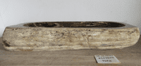 Archaic Petrified Wood wash basin approx  84cm x  39cm x  15cm (LF.25.04.002)