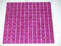 Barbie Pink Glitter Glass Mosaics