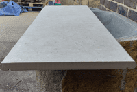 Beige Travertine Porcelain DOUBLE Bullnose 900 x 300 x 20 mm