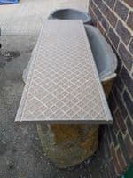 Beige Travertine Porcelain DOUBLE Bullnose 900 x 300 x 20 mm