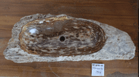 Bewitching Petrified Wood Wash basin approx  104 cm x  43 cm x  19 cm (LF.20.06.001)