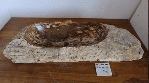 Bewitching Petrified Wood Wash basin approx 104 cm x 43 cm x 19 cm (LF.20.06.001)