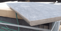 Black Quartz Anthracite Vitrified Porcelain BULLNOSE 900 x 450 x 20 mm