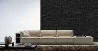 Black Quartz Sparkle Maxi  Split Face Mosaic Stone Z  Tiles Cladding