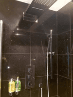Black Quartz Tiles for floor or walls  |  Sparkle tiles | Surrey  | London