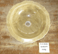 Bonny Fossilised Jurassic Onyx Sink (JO.25.09.003) @ approx 41  x  40  x  15 cm