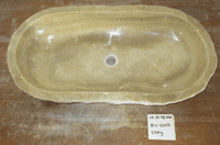 Breathtaking Jurassic Onyx Fossilised Bathroom Basin approx  81 cm x  40 cm  x  15 cm(LO.25.09.002)