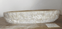 Breathtaking Jurassic Onyx Fossilised Bathroom Basin approx  81 cm x  40 cm  x  15 cm(LO.25.09.002)