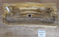 Captivating Petrified Wood wash basin approx  91cm x  41cm x  16cm (LF.25.04.004)