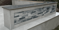 Carrara Grey & White Natural Marble Split Face Tiles for Feature Wallls & Hallways
