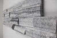 Carrara Grey & White Natural Marble Split Face Tiles for Feature Wallls & Hallways