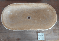 Charming Jurassic Onyx Fossilised Bathroom Basin approx  82 cm x  42 cm  x  15 cm(LO.25.05.002)
